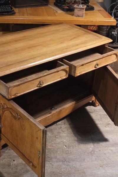 buffet art nouveau style Majorelle fin 19ieme en chene massif ancien